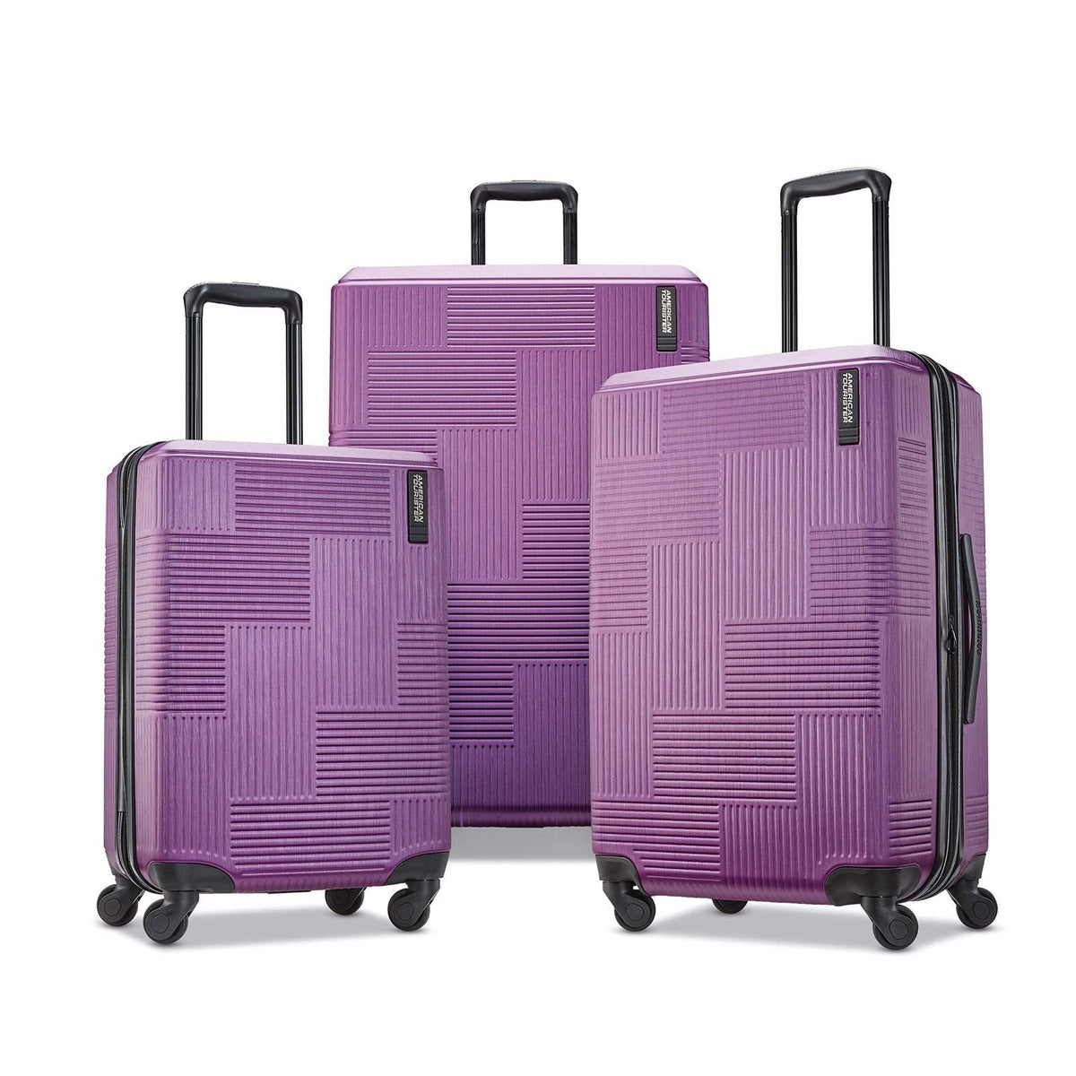American Tourister Stratum XLT Expandable Hardside Luggage with Spinner Wheels, Power Plum, Carry - On 21 - Inch
