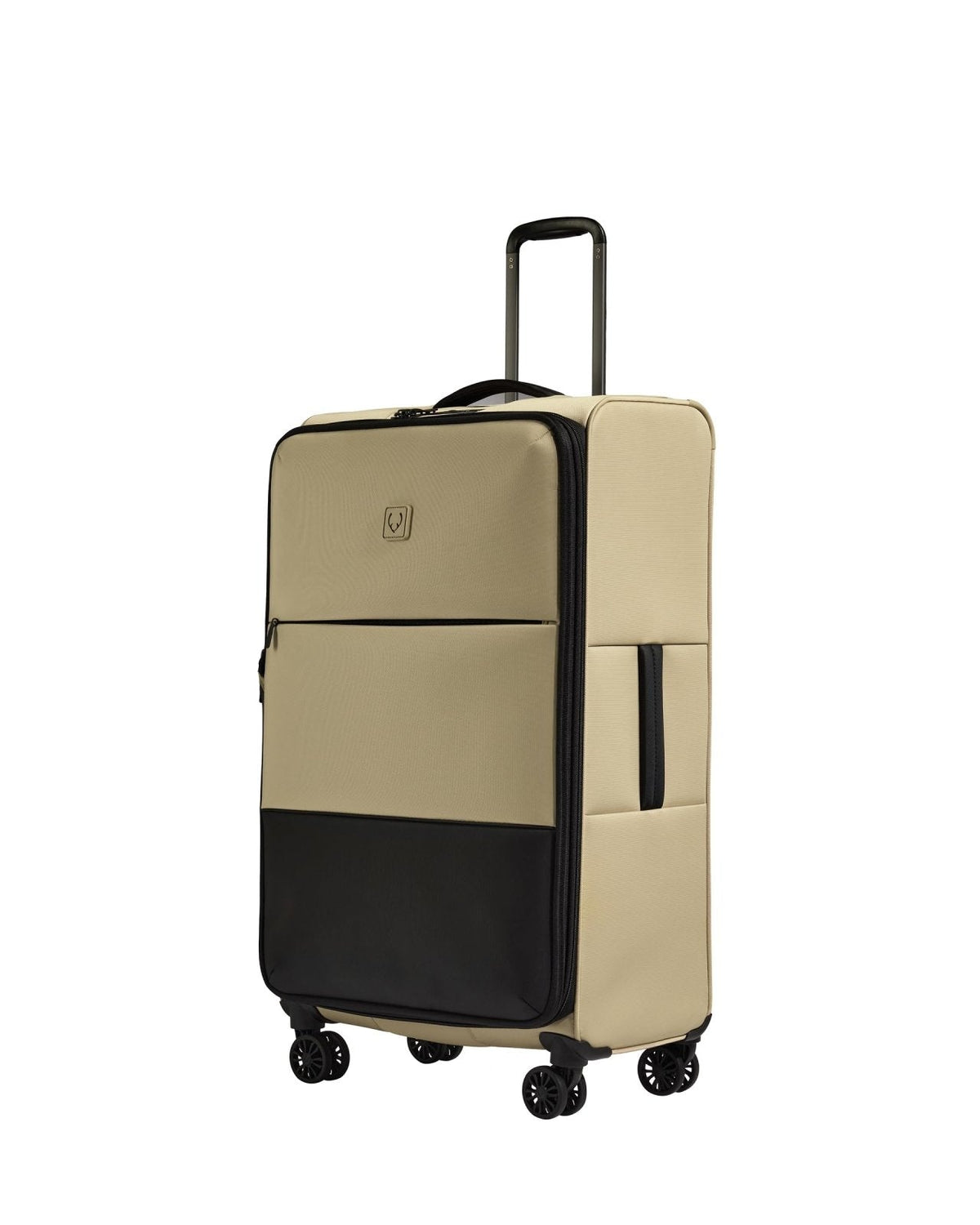 ANTLER - Soft Stripe Large Luggage - 31" Softside Suitcase, Durable, Lightweight & Expandable, 4 Spinner Wheels - Adjustable Handle, TSA Lock, Sand Yellow