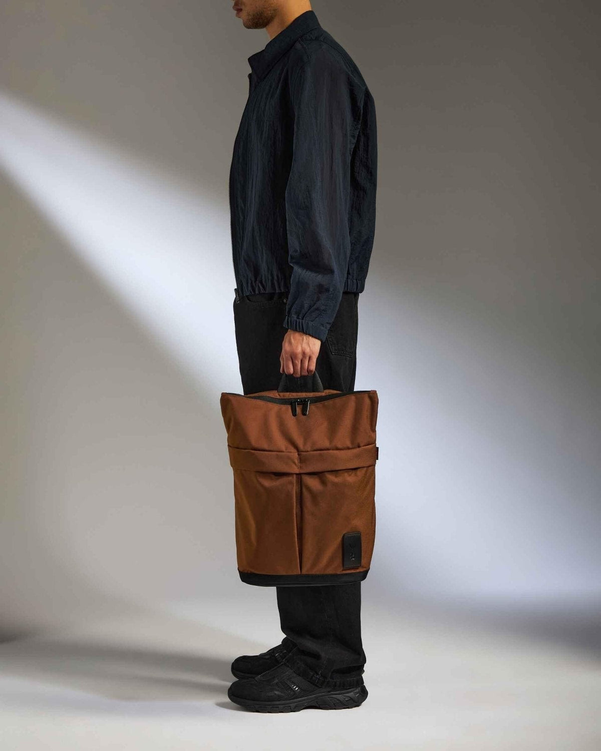 ANTLER - Urban Core Zip Top Backpack, 12L Rucksack with 14" Laptop Pocket, Water - Resistant, Carry - On, Work, Gym Bag, Brown