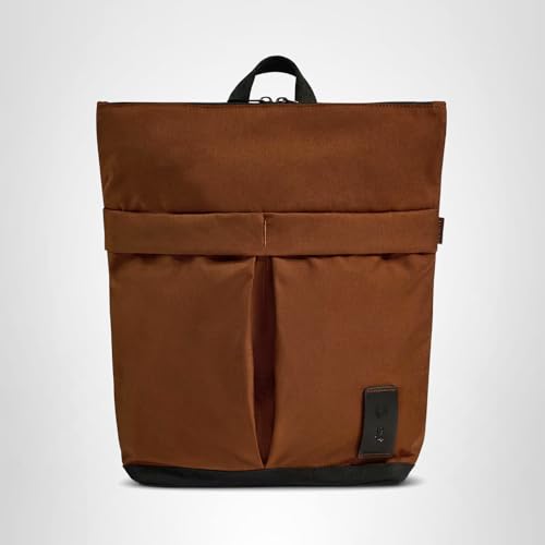 ANTLER - Urban Core Zip Top Backpack, 12L Rucksack with 14" Laptop Pocket, Water - Resistant, Carry - On, Work, Gym Bag, Brown