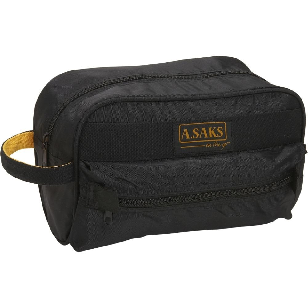 A.Saks Deluxe Toiletry Kit (Black)