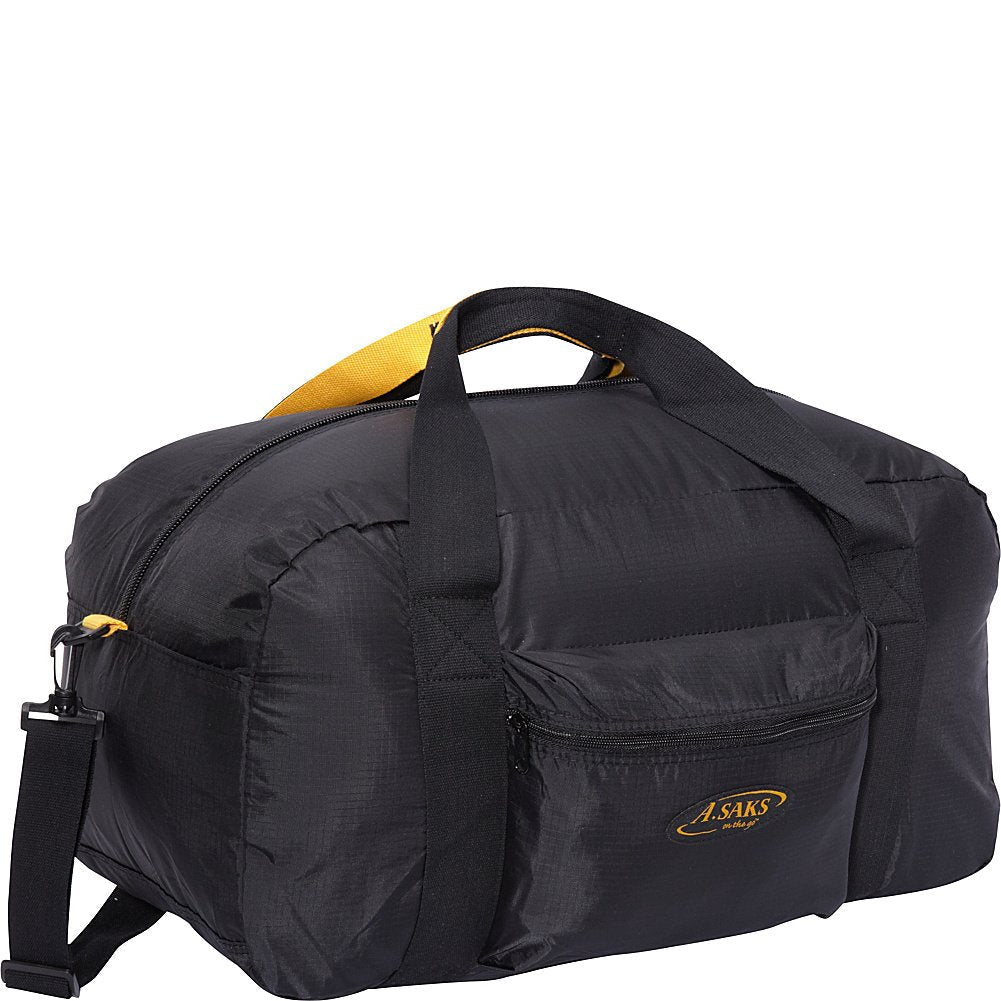 A.Saks Folding Carry-On Duffel with Pouch Size: 22"
