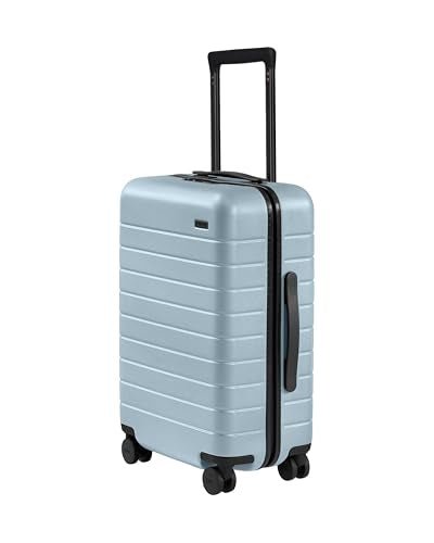 Away Amazon Exclusive Carry-On Luggage - 22-Inch Lightweight Hardside Suitcase with 360° Spinner Wheels, Interior Compression System, TSA-Approved Lock - Sky Blue