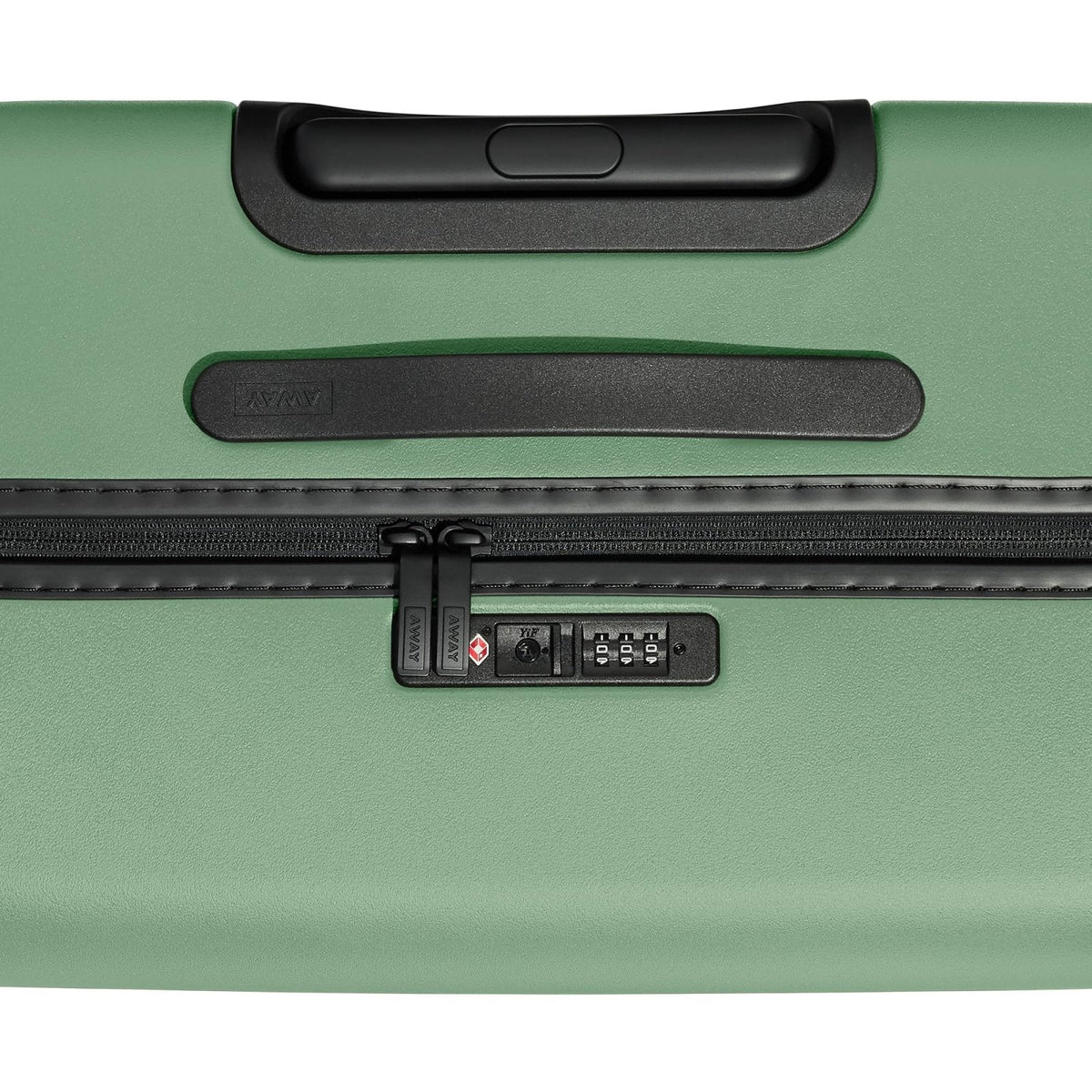 Away Carry - On and Medium Checked Luggage Set, Lightweight Hardside Suitcase with Spinner Wheels, 22 inch + 26 inch, Sea Green