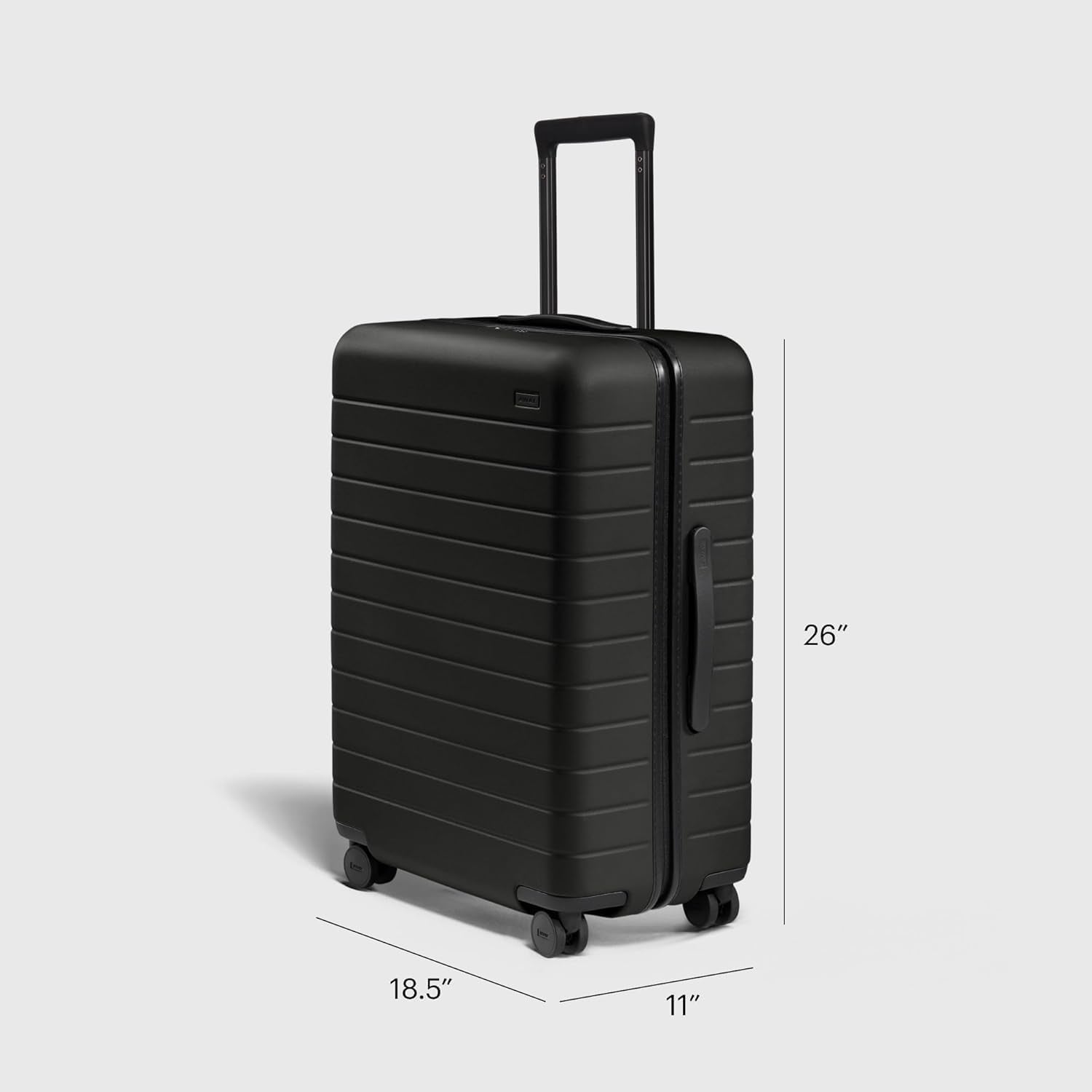 Away Carry - On and Medium Checked Luggage Set, Lightweight Hardside Suitcase with Spinner Wheels, 22 inch + 26 inch, Sea Green