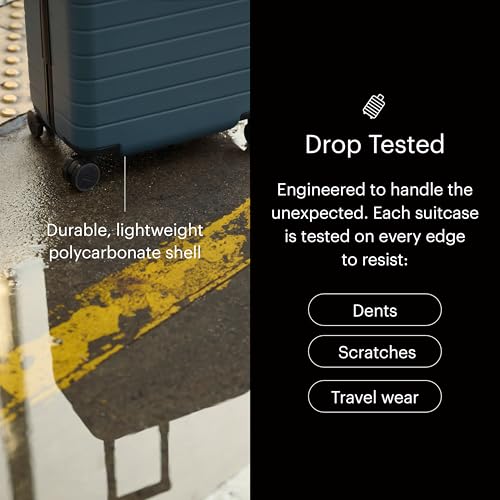 Away Medium Checked Luggage, 26-inch Lightweight Hardside Spinner Suitcase