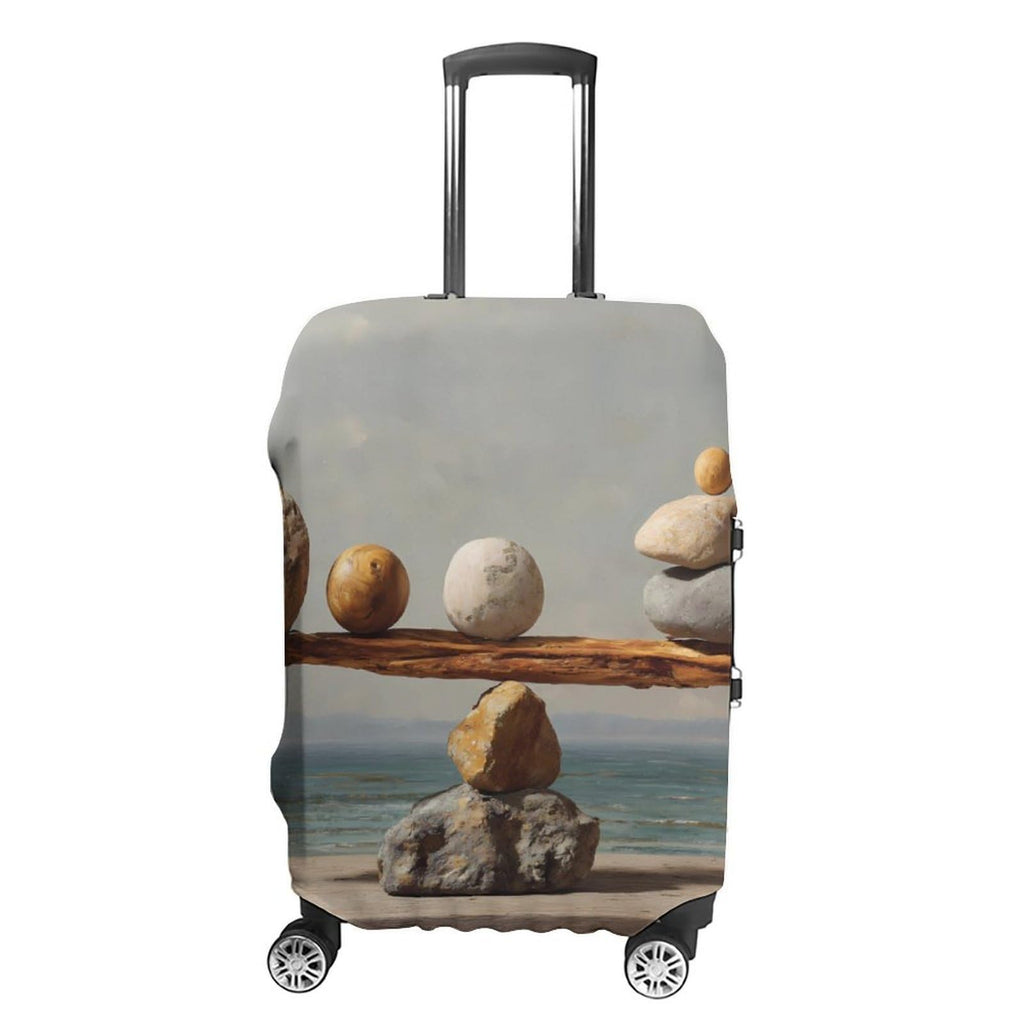 Balance Balancing Fasion Luggage Cover Suitcase Protector Decor Waterproof for Travel
