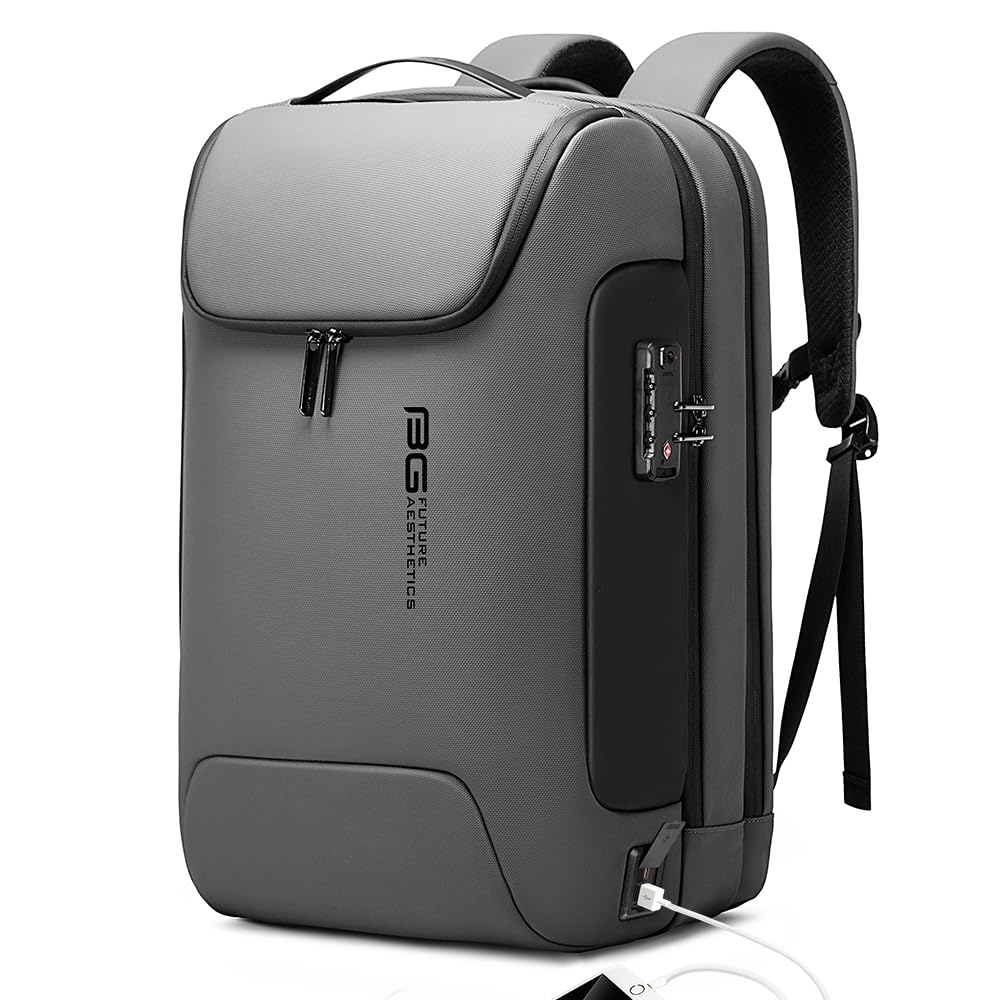 BANGE Anti Theft Backpack With TSA Lock,Waterproof Backpacks With YKK Zipper, High Tech Business Backpack For Men And Women, Laptop Backpack Fits For 17.3 Inch Notebook…