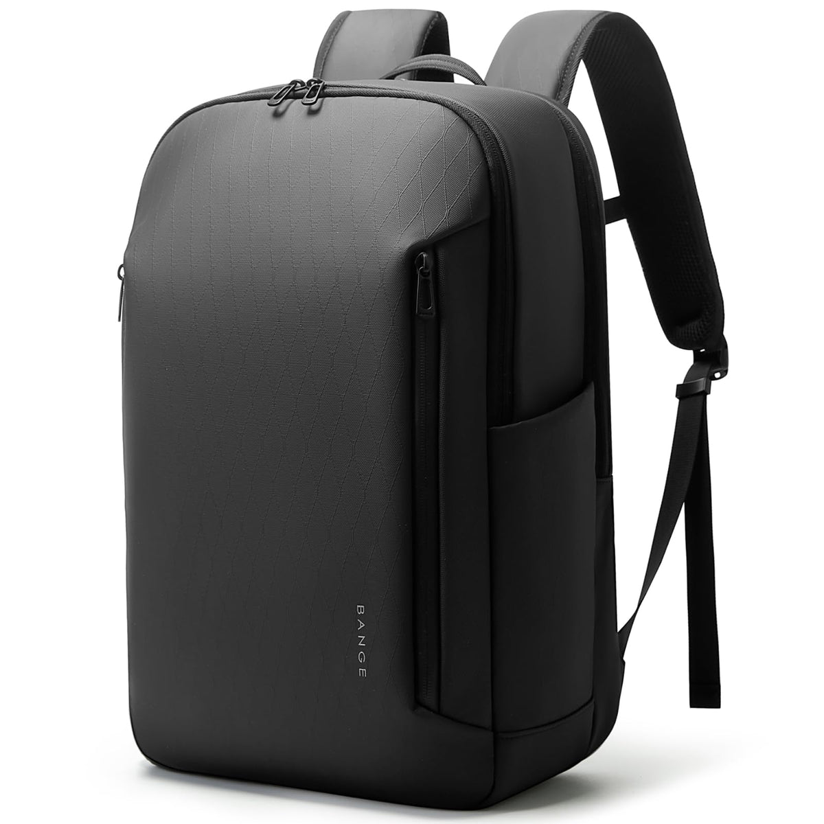 BANGE Business Smart Backpack for Men and Women，can holds 15.6 Inches Laptop Backpack, Waterproof Commute Work Travel Backpack, Flight Carry-On (black)