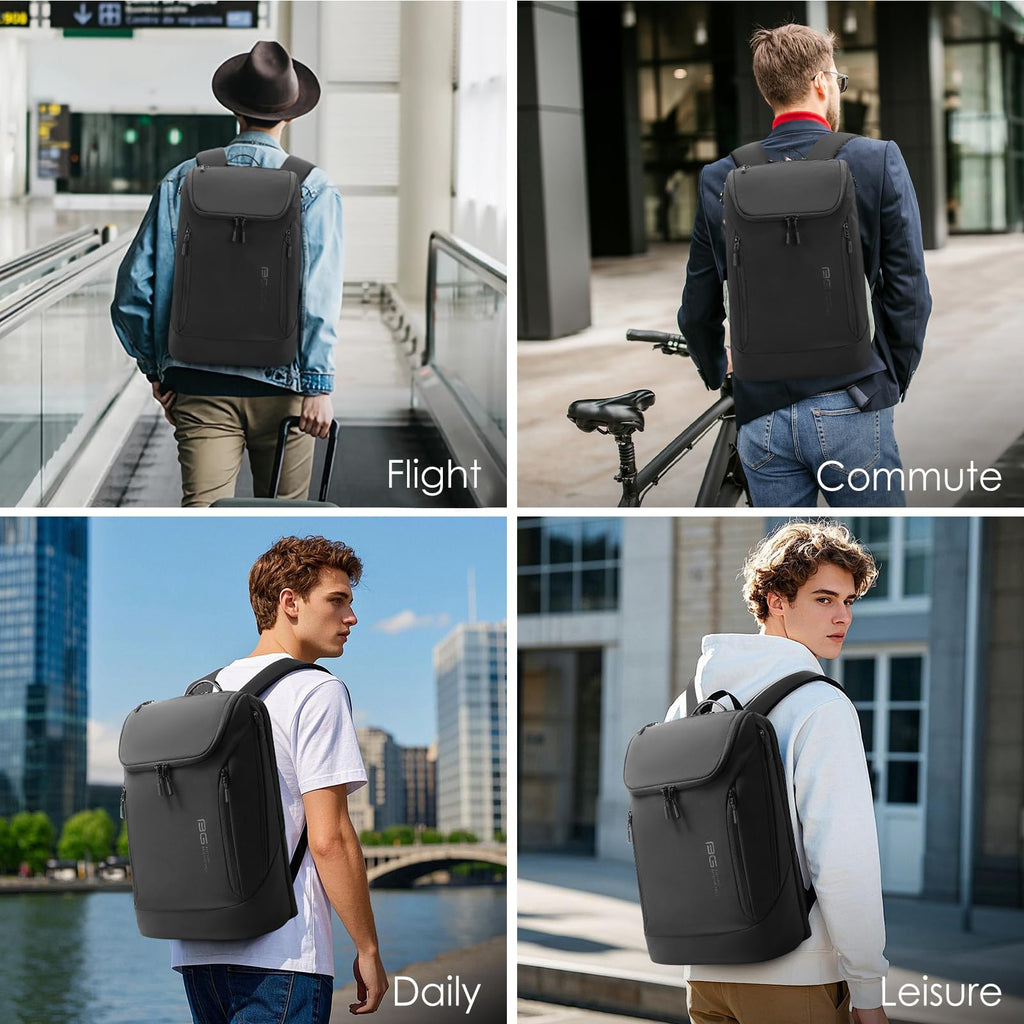 BANGE Commute backpack can hold 15.6 inch laptop,Flight approved carry on backpack for men and woman