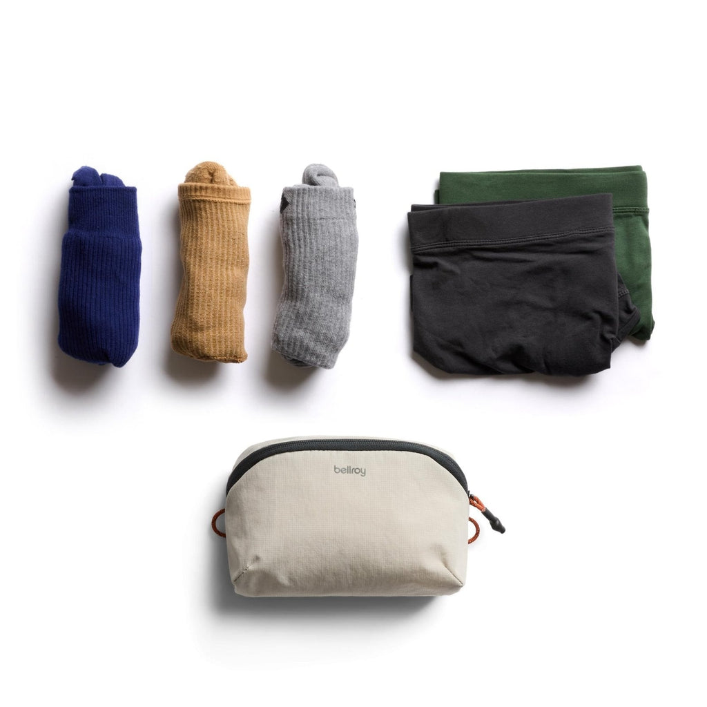 Bellroy Lite Packing Pouch 2L (organizer packing cube for travel near and far) - Ash