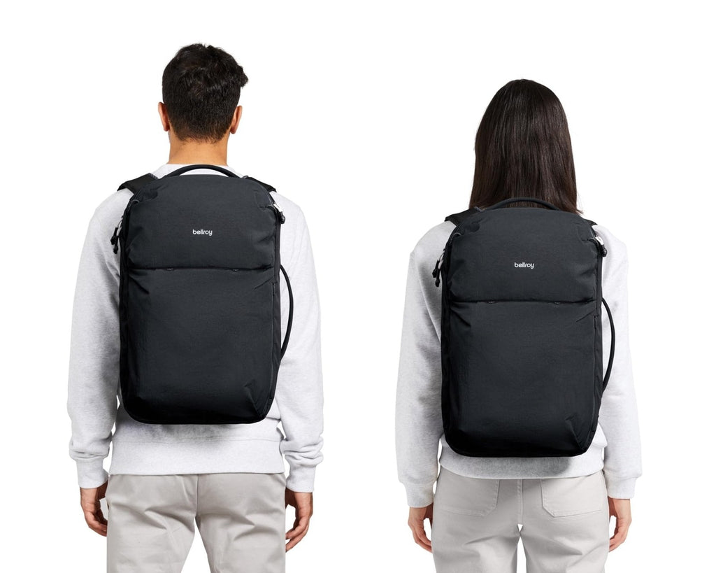 Bellroy Lite Travel Pack 30L (carry - on backpack, travel backpack for international travelers, with laptop pocket, interior packing cells and tuck - away shoulder straps) - Black