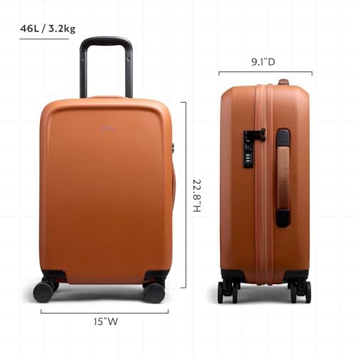 Bellroy Transit Carry-On Large (46L carry-on luggage, with hard shell and removable packing cells) - Bronze