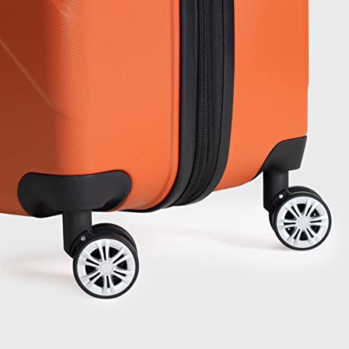 Ben Sherman Derby Spinner Travel Upright Luggage, Mandarin, 28 - Inch Checked