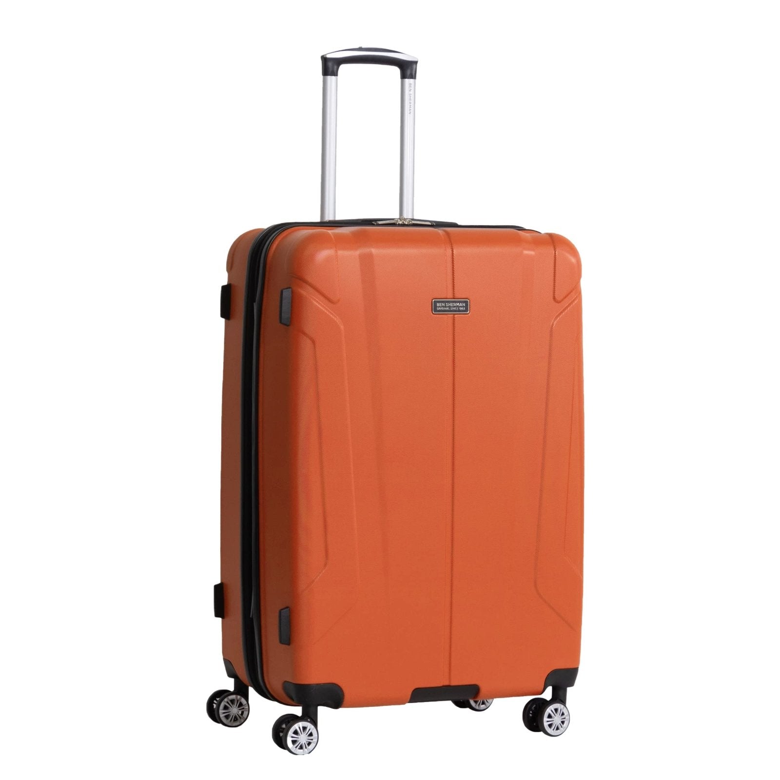 Ben Sherman Derby Spinner Travel Upright Luggage, Mandarin, 28-Inch Checked