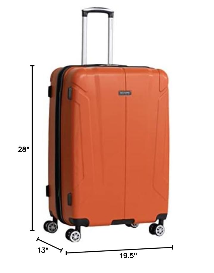 Ben Sherman Derby Spinner Travel Upright Luggage, Mandarin, 28 - Inch Checked