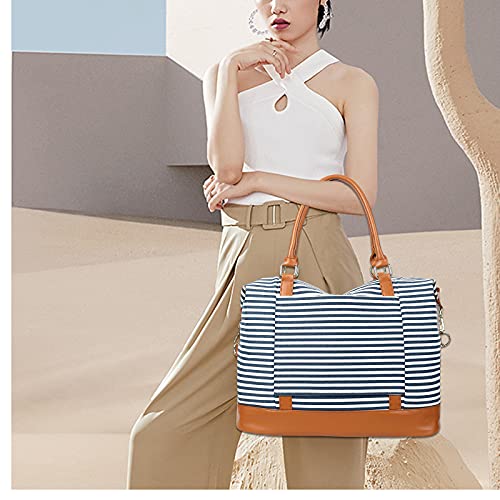 Bluboon Travel Tote Bags with Zipper Ladies Canvas Bag Weekender Overnight Bag for Women Carry on Duffel Bag Trolley Sleeve