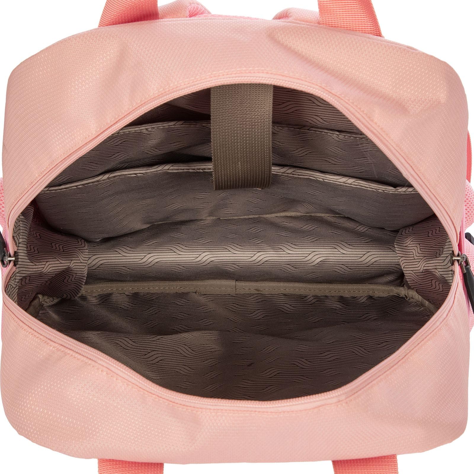 Bric's B|Y Ulisse Backpack - Premium Bag for Women and Men - Light Carry On and Airplane Travel Essential - Dual Top Handle, Luggage Passthrough - Rosa