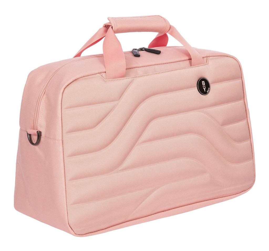 Bric's B|Y Ulisse Duffel Bag - Luxury Weekender Bags for Women and Men - Premium Carry On Bag and Overnight Bags - The Perfect Personal Item Bag for Travel - Pearl Pink