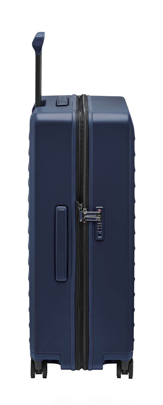 Bric's PORSCHE DESIGN 30 inch Expandable Spinner Luggage - Expandable Depth of 1.5" - Hardside Travel Suitcase - Roadster Collection - Dark Blue Matte