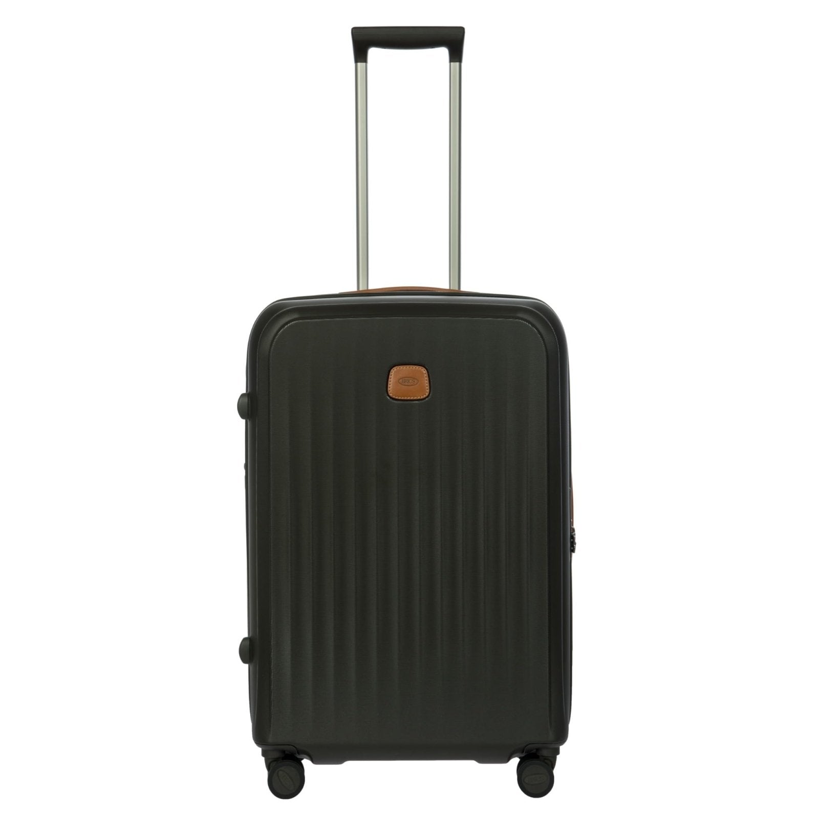 Bric's Taormina Ultra - Light Checked Luggage – Expandable Hard Shell Suitcase with TSA Lock, Anti - Tamper Zippers & 360 Spinner Mobility Wheels - 27 Inch, Olive