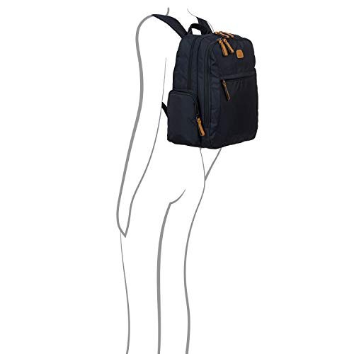 Bric's X - Travel Nomad Backpack - 16 Inch - Carry On Bag for Men and Women - Travel Accessory - Navy