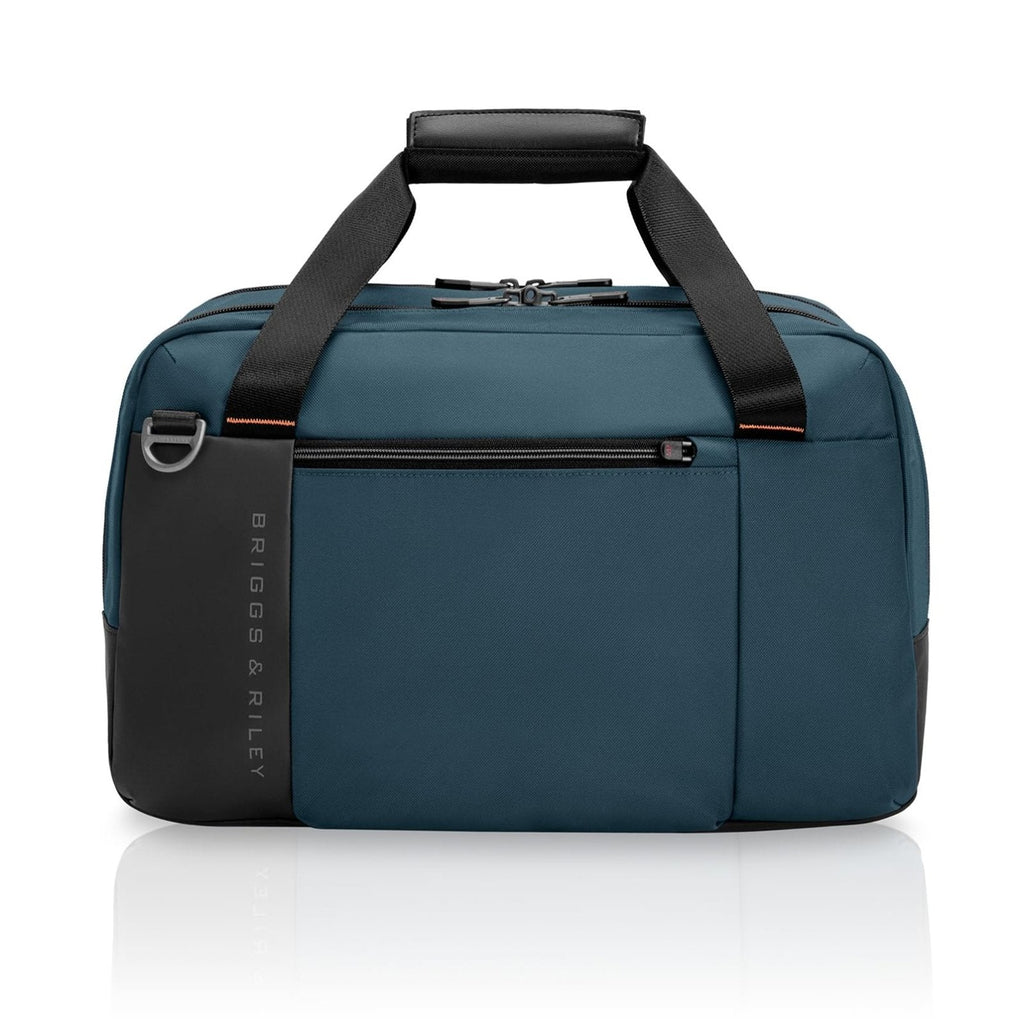 Briggs & Riley Underseat Cabin Bag - Carry On Luggage for Travel, Softside Bag for Men & Women, RFID Data Protection, Adjustable Shoulder Strap, Fits up to 16" Laptop - ZDX Collection, Ocean