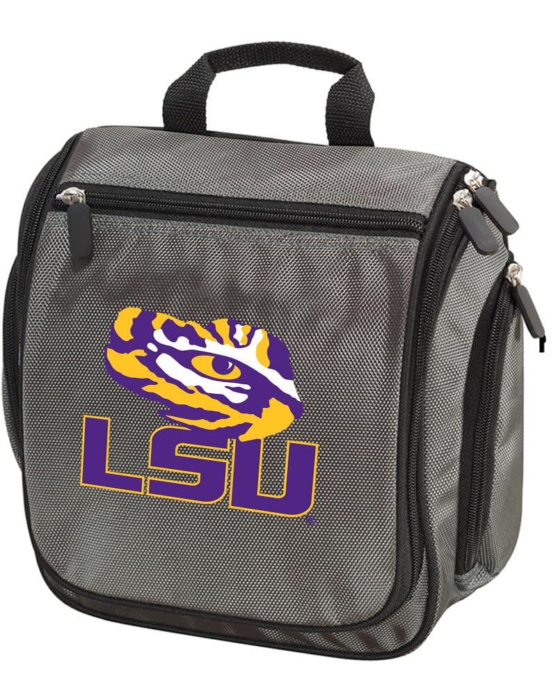 Broad Bay LSU Tigers Toiletry Bags or Mens Shaving Kits HANGABLE Travel Bag