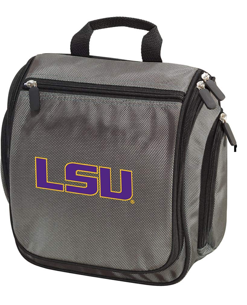 Broad Bay LSU Toiletry Bags or LSU Tigers Shaving Kit for Men - HANGABLE Overnight Travel Bag