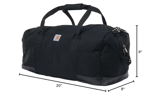 Carhartt Classic Duffels, Heavy - Duty Bag for Jobsite, Gym, & Travel, 35L, Black