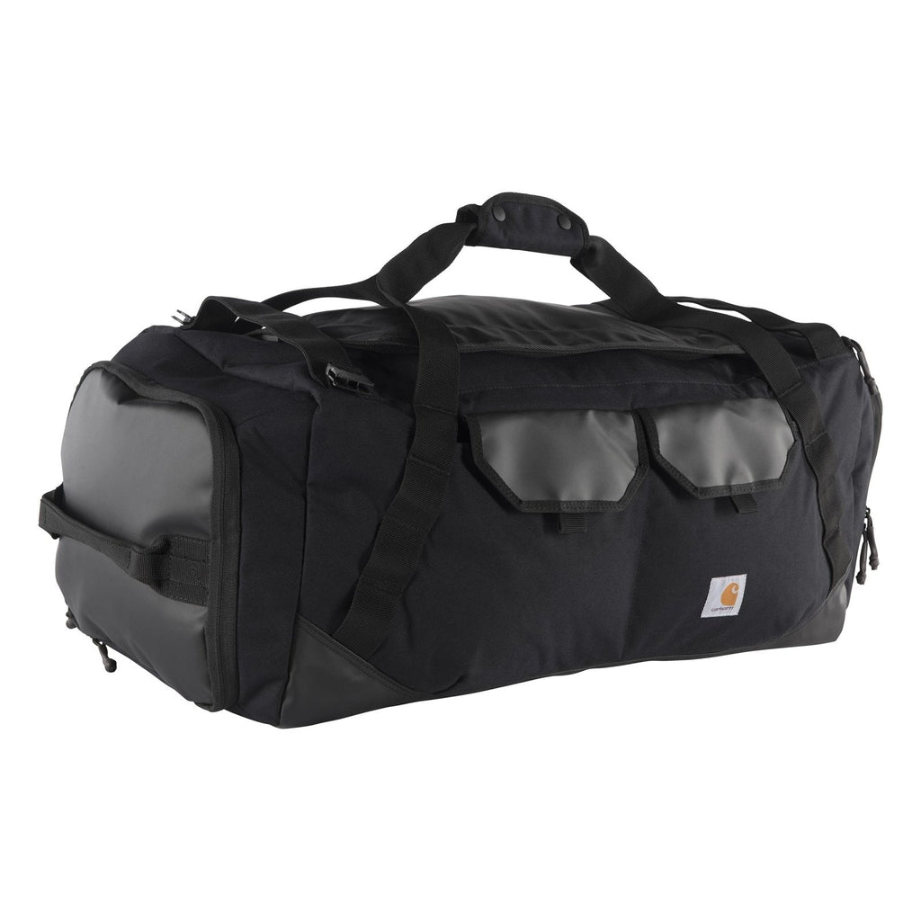 Carhartt Heavy Haul Utility Duffel Bag's, Water-Resistant Packable Bag for Jobsite, Gym, and Travel, Black, 75L