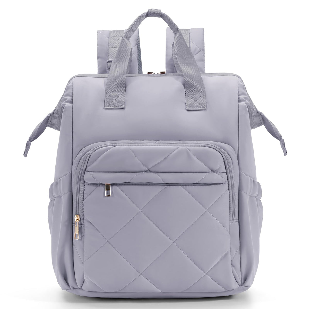 CEI-CEI Diaper Bag Backpack for Mom and Dad, Puffer Baby Bag Backpack with Insulated Pocket, Water-Resistant, Unisex Travel Backpack with Changing Pad & Stroller Straps