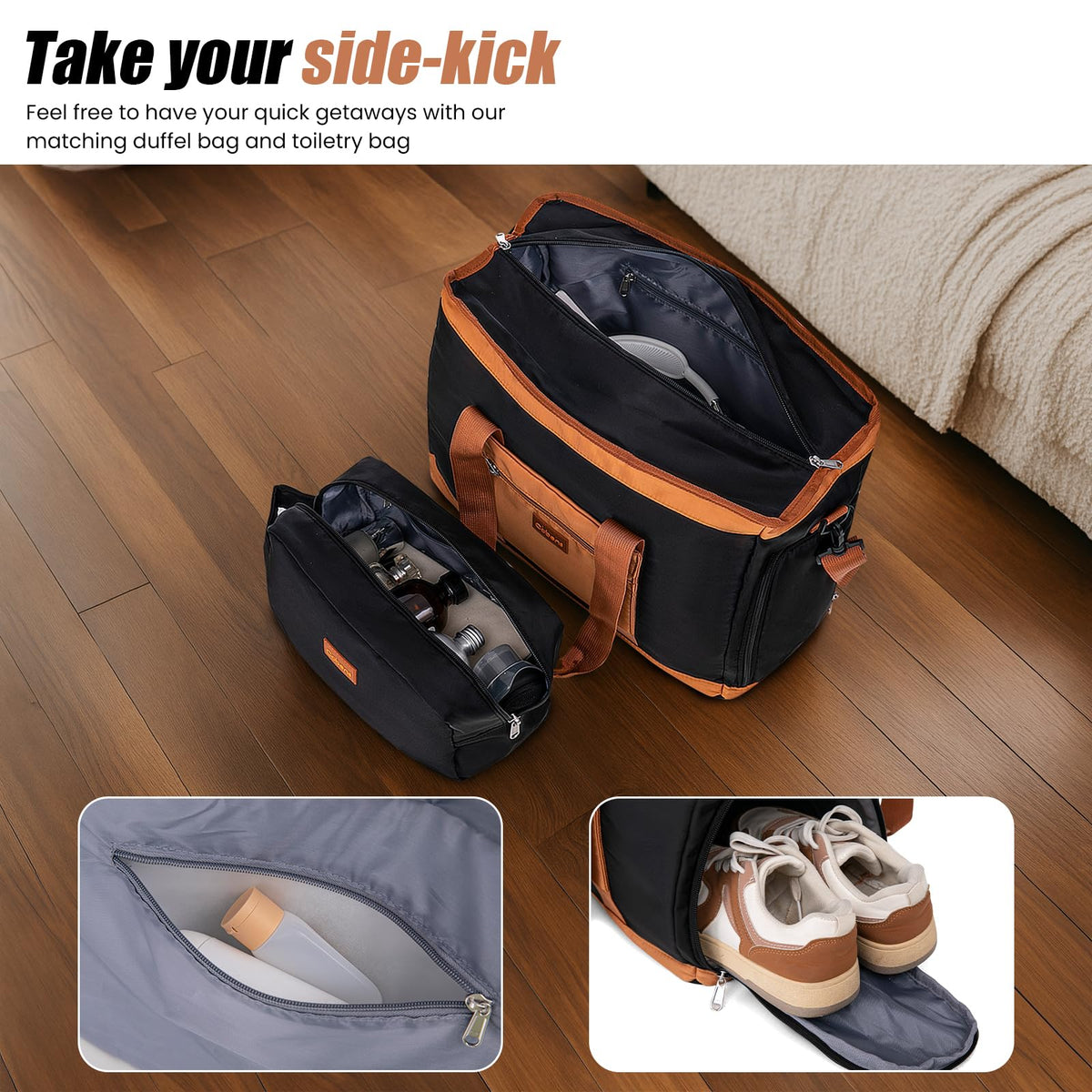 Cobens Expandable Luggage Sets 5 Piece with Detachable Spinner Wheels and TSA Lock,ABS Hard Case Suitcases with Wheels,Carry On Luggage Set