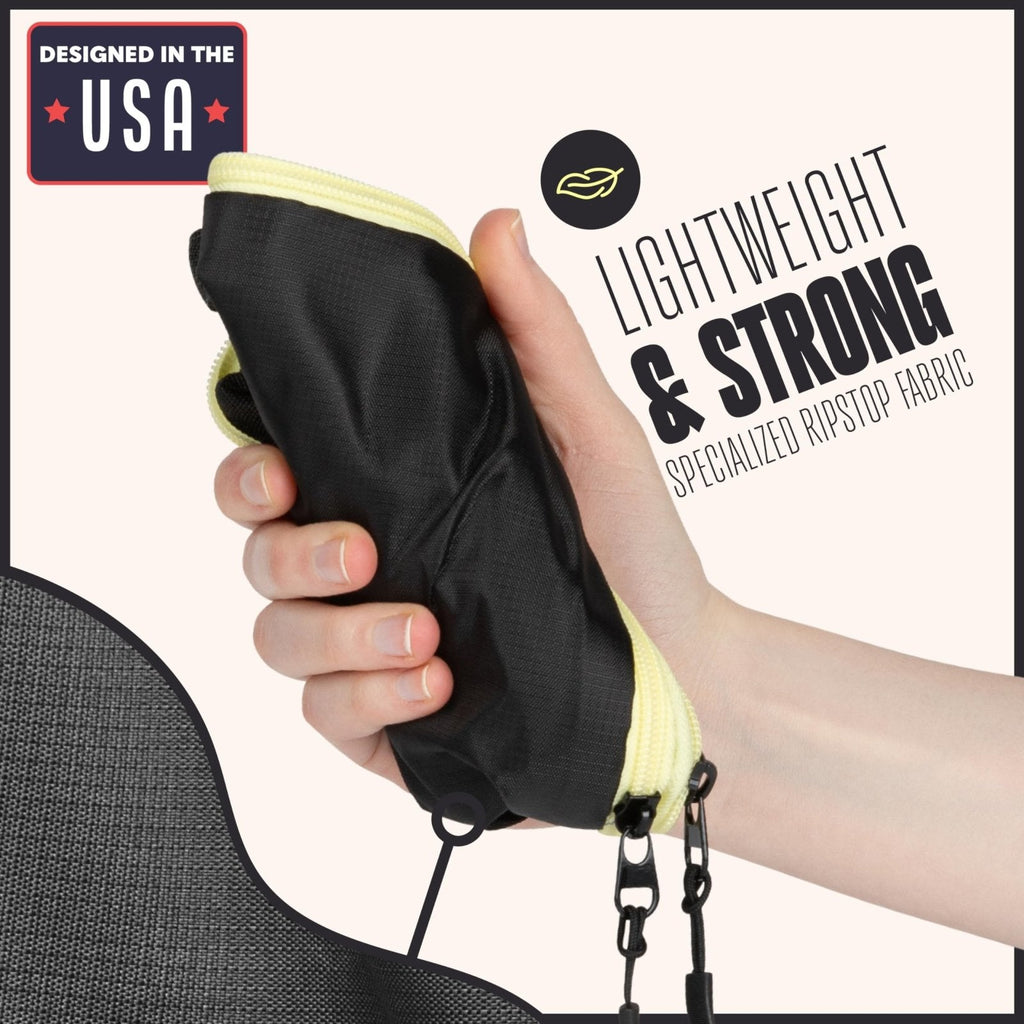 Compression Packing Cubes Set - 4 Carry - On Suitcase Organizer Bags with Compression & Inside Pockets
