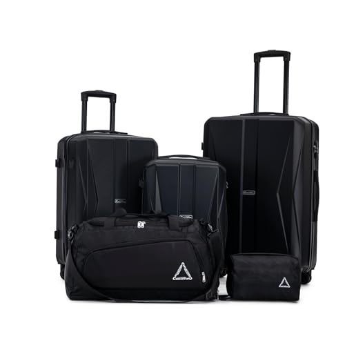 CONCEPTEN 20/24/28 Inch Hardshell Suitcase Set, ABS Luggage Set with TSA Lock 5 Piece