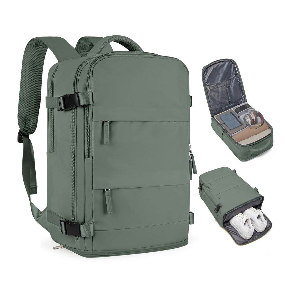 coofay Travel Backpack For Women Men Airline Approved Carry On Backpack Flight Approved Waterproof Sports Luggage Backpack Casual Daypack Small Hiking Backpacks
