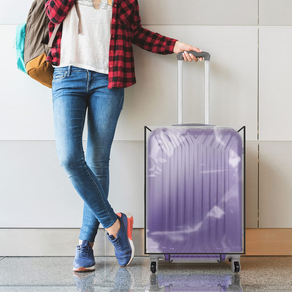 Cosmos 1 Pc Luggage Cover Clear PVC Suitcase Cover Protector Travel Luggage Transparent Protective Cover Waterproof and Dustproof Luggage Suitcase Protector for Women and Men (30 Inch)