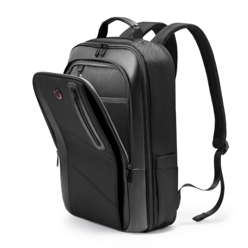 CROSSGEAR Business Backpack for Work Waterproof, Expandable Travel Laptop Backpack,15.6 Inch Laptop Bag Lightweight Sleek Daypack for Work Travel Gifts for Men Women