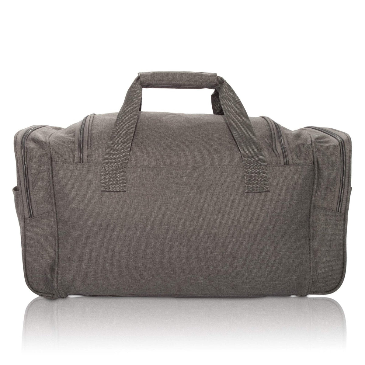 DALIX Signature Travel or Gym Duffle Bag in Gray Large