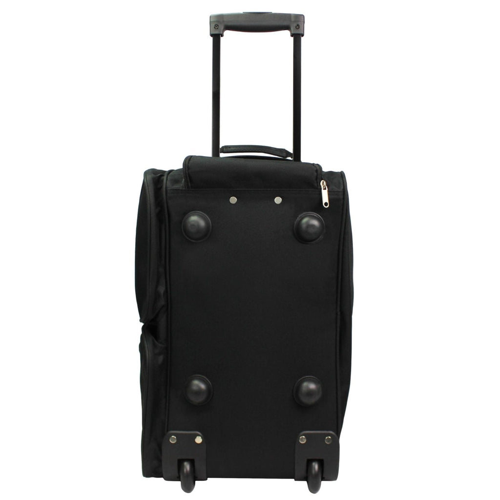 Dejuno 20 - Inch Carry - On Rolling Duffle Bag - Black