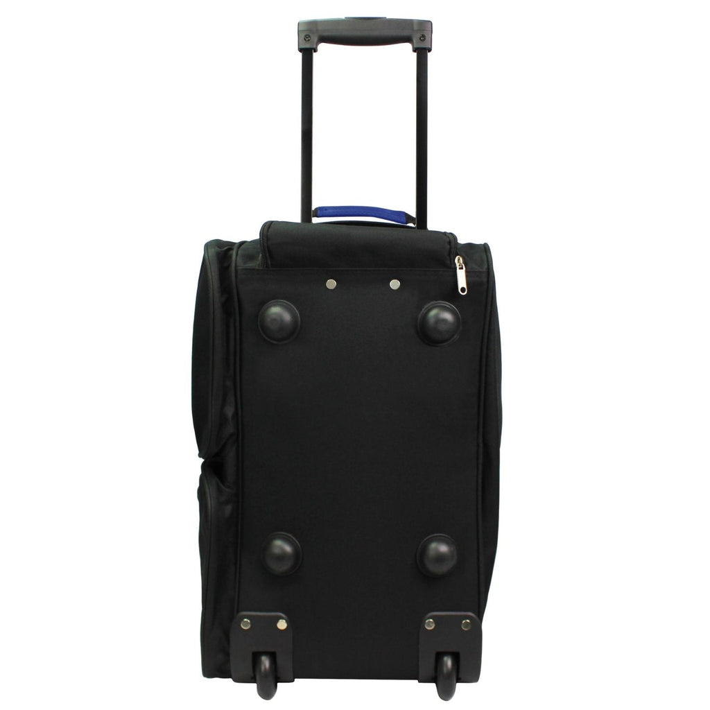 Dejuno 20 - inch Carry - on Rolling Duffle Bag - Blue