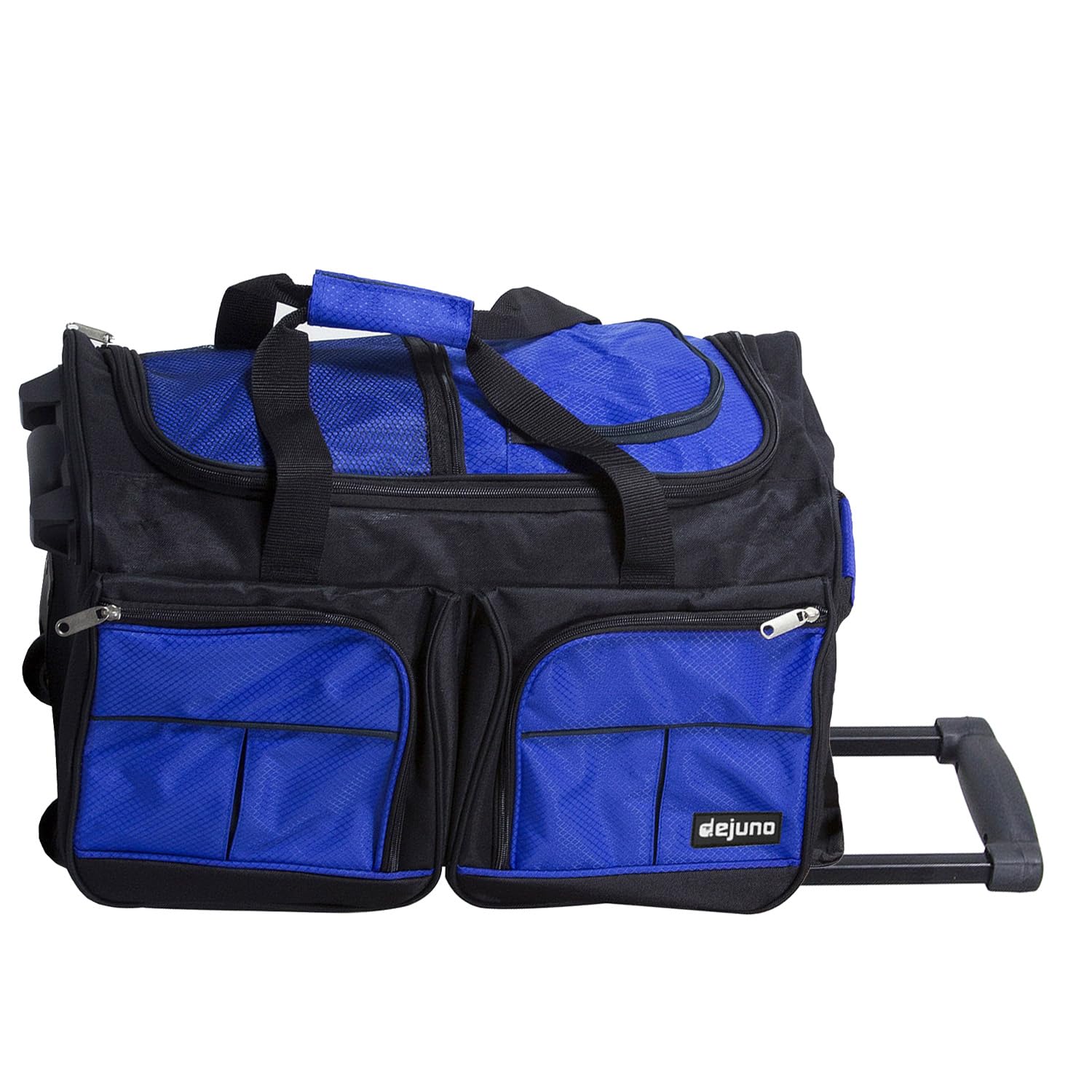 Dejuno 20 - inch Carry - on Rolling Duffle Bag - Blue