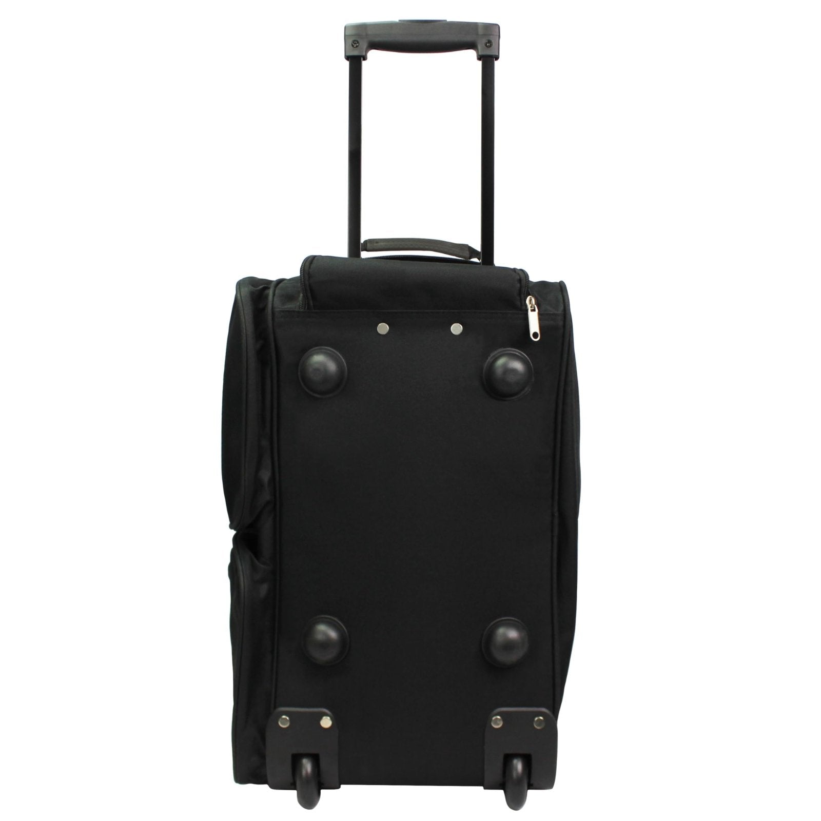 Dejuno 20 - inch Carry - on Rolling Duffle Bag - Charcoal