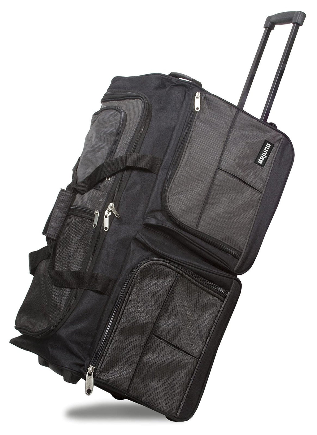 Dejuno 28-inch Rolling Duffle Bag - Charcoal