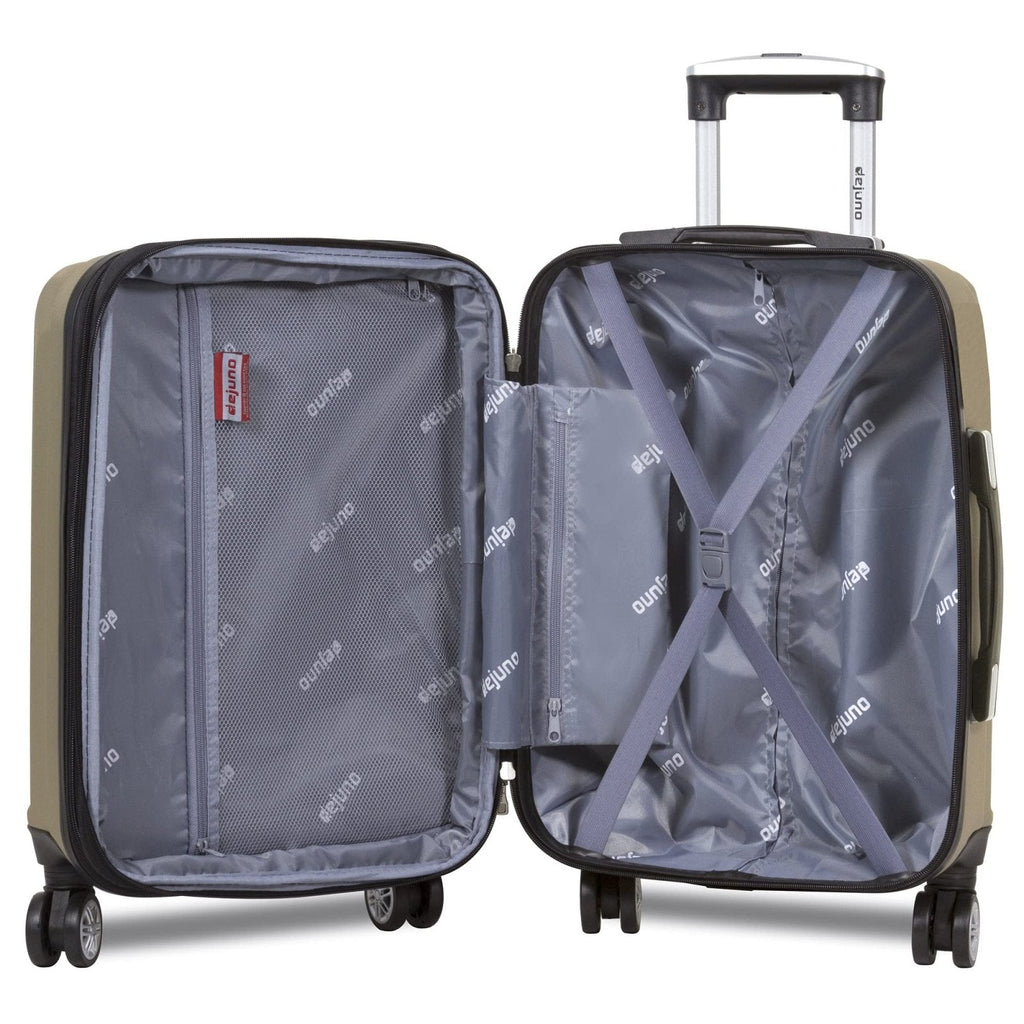 Dejuno Camden New Generation Hardside 3 - piece Expandable Spinner Luggage Set - Champagne