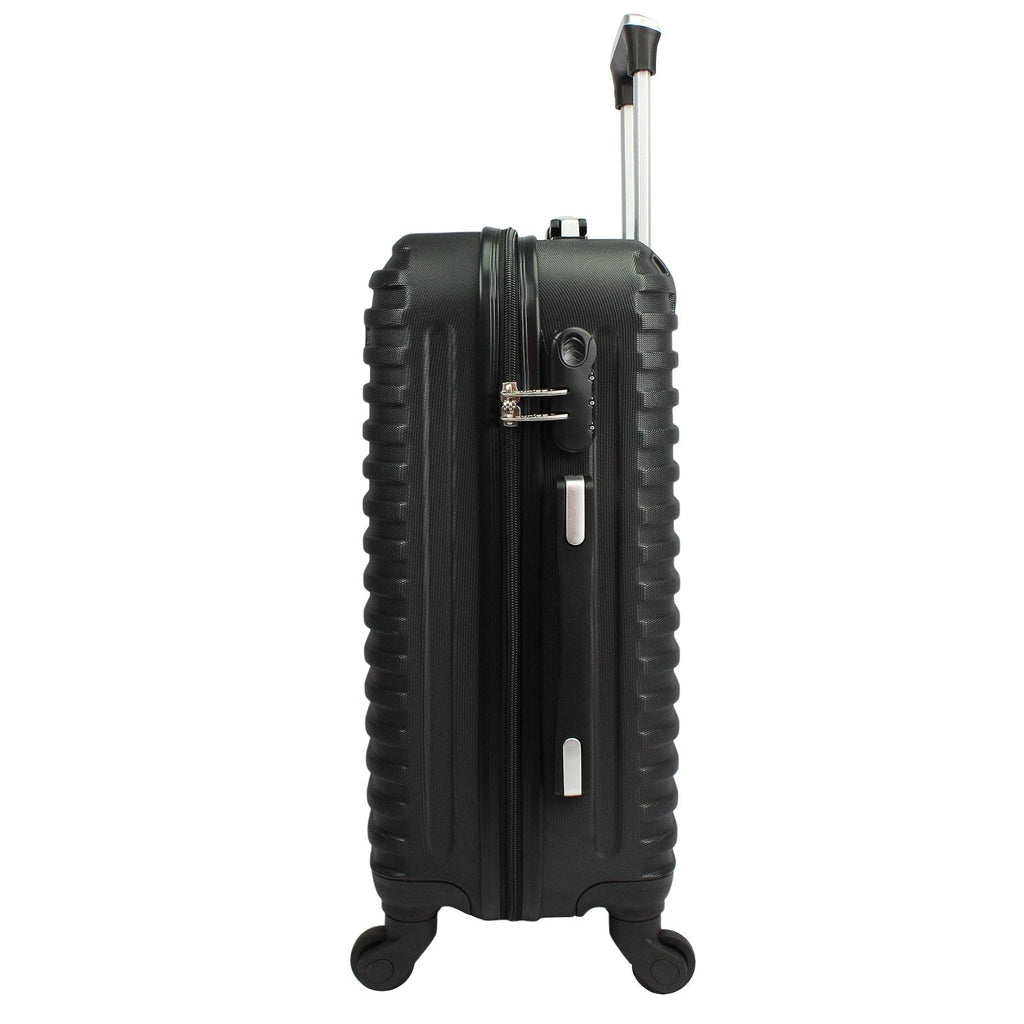 Dejuno Craft Hardside 20 - Inch Carry - On Lightweight Spinner Luggage - Black