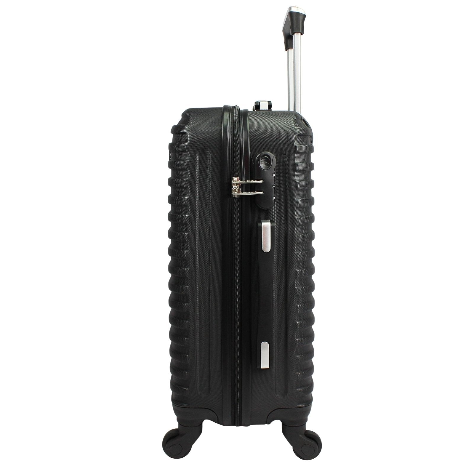 Dejuno Craft Hardside 20 - Inch Carry - On Lightweight Spinner Luggage - Black