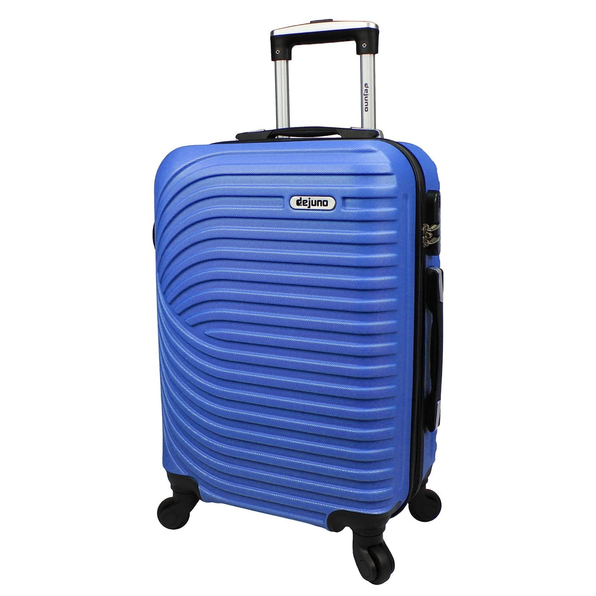 Dejuno Craft Hardside 20-Inch Carry-On Lightweight Spinner Luggage - Blue