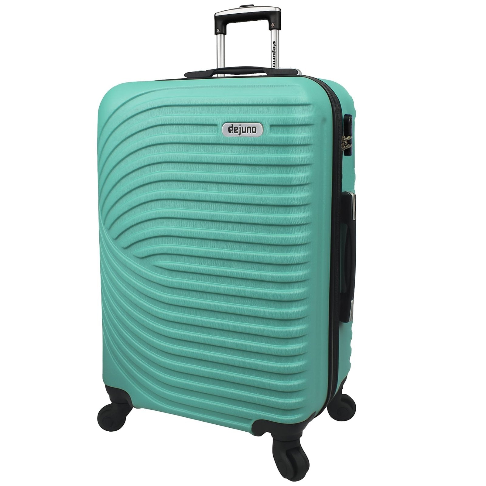 Dejuno Craft Hardside 24-Inch Lightweight Spinner Luggage - Teal