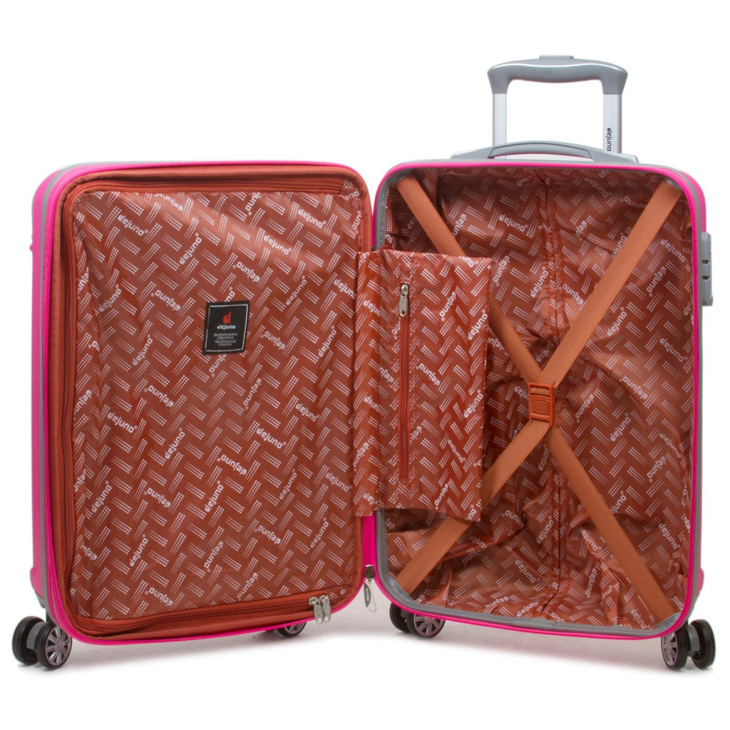 Dejuno Dejuno Kingsley Abs 3 - piece Hardside Spinner Luggage Set - Black Luggage Set, Black